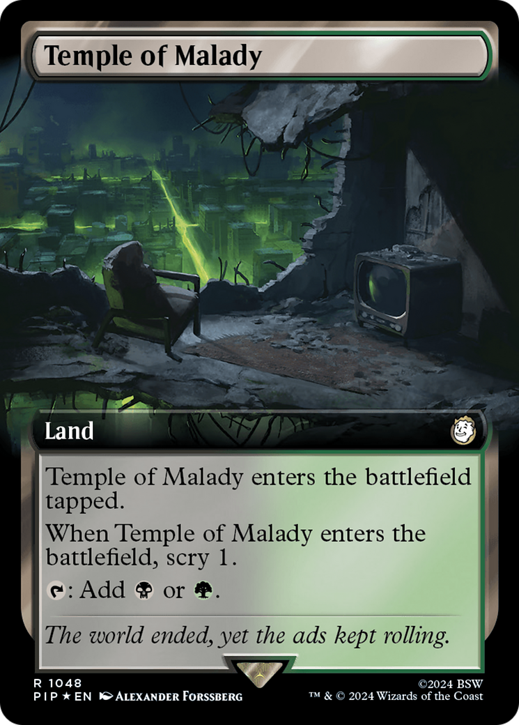 Image of Temple of Malady (Extended Art) (Surge Foil) [Fallout]