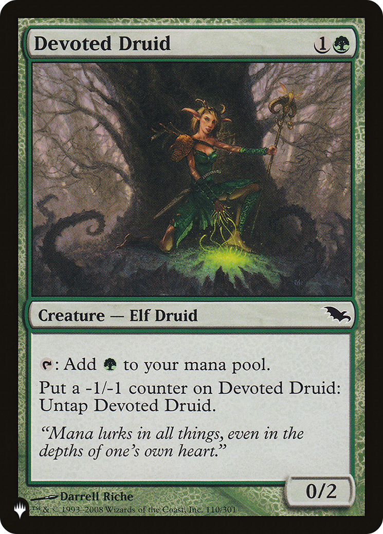 Image of Devoted Druid (SHM) [The List]