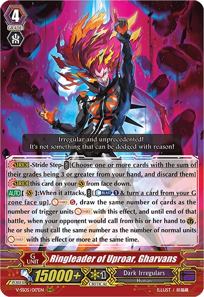 Image of Ringleader of Uproar, Gharvans (V-SS05/017EN) [Premium Collection 2020]
