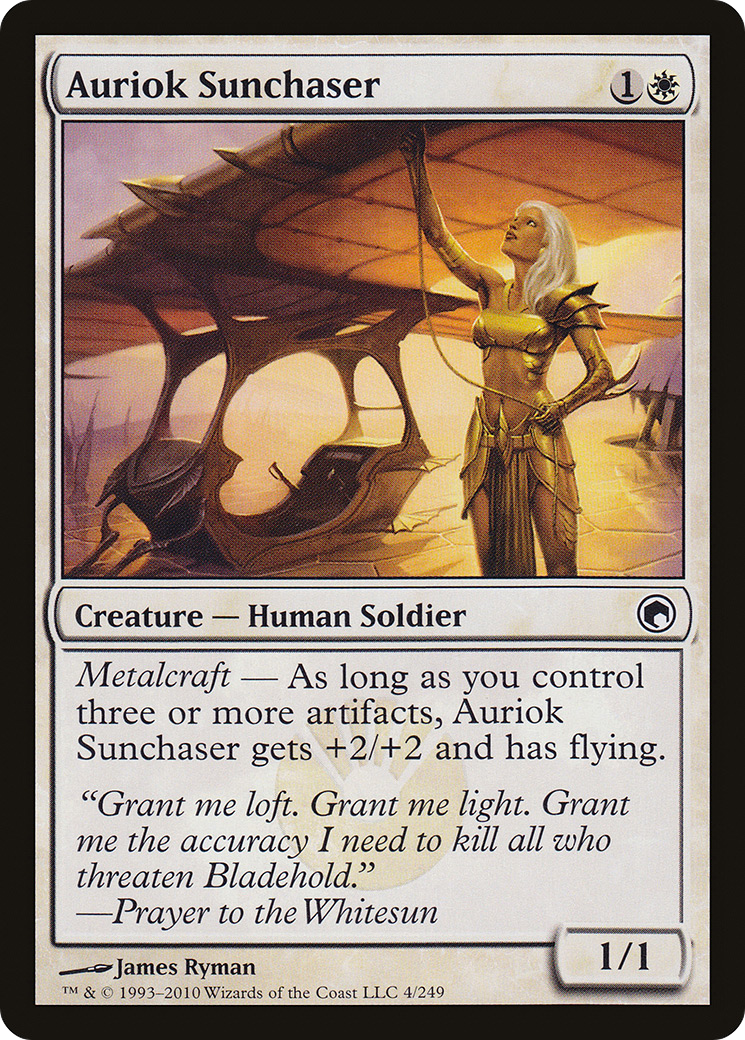 Image of Auriok Sunchaser [Scars of Mirrodin]