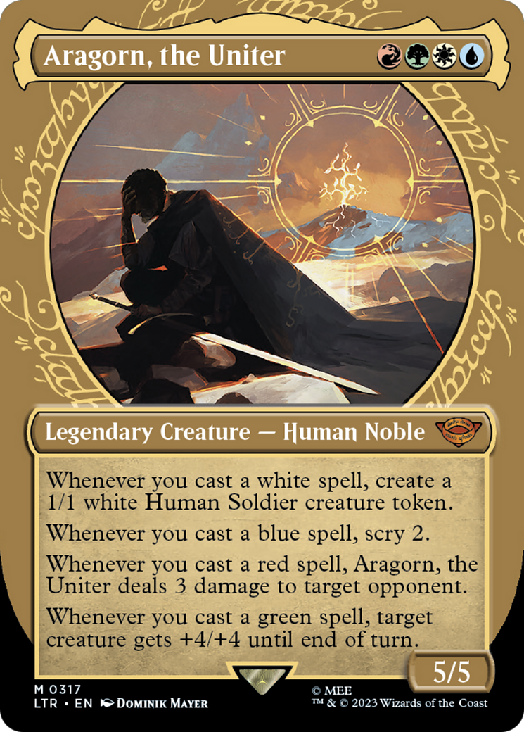 Image of Aragorn, the Uniter (Showcase Ring Frame) [The Lord of the Rings: Tales of Middle-Earth]