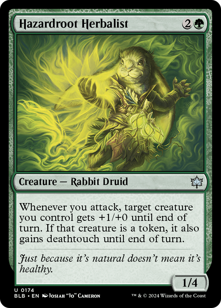 Image of Hazardroot Herbalist [Bloomburrow]