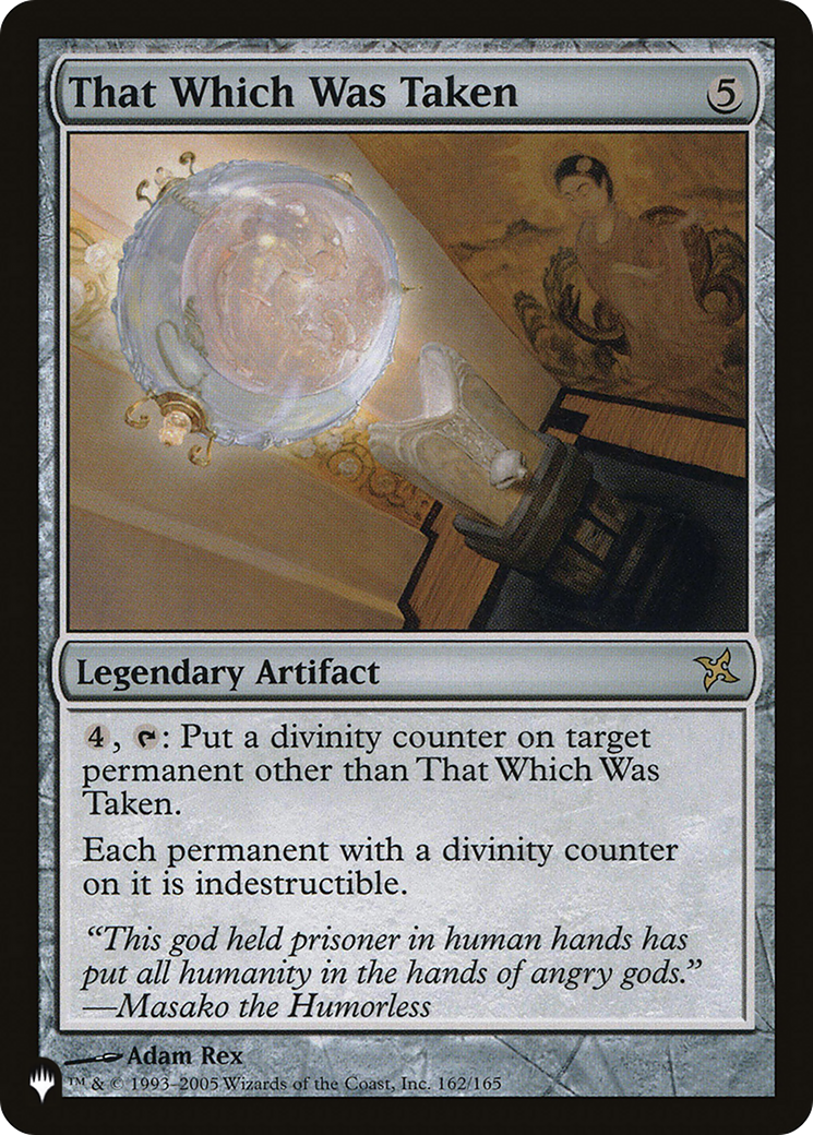 Image of That Which Was Taken [The List]