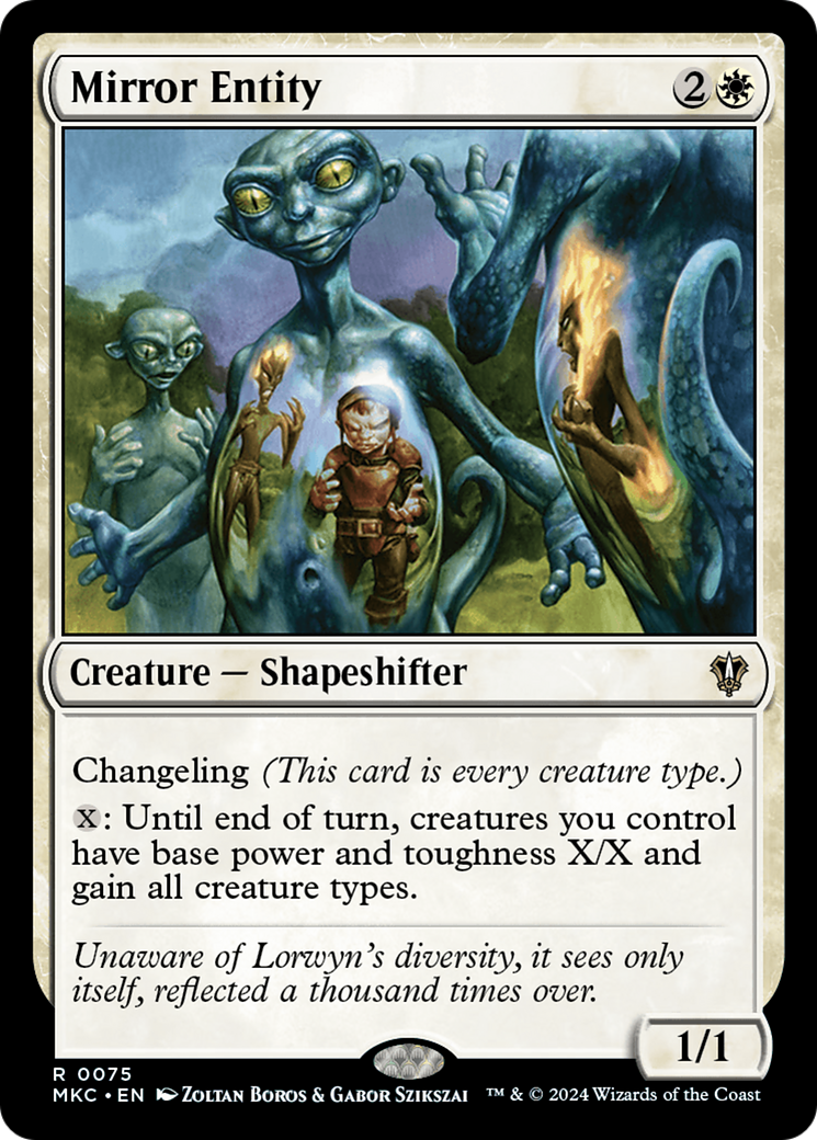 Image of Mirror Entity [Murders at Karlov Manor Commander]