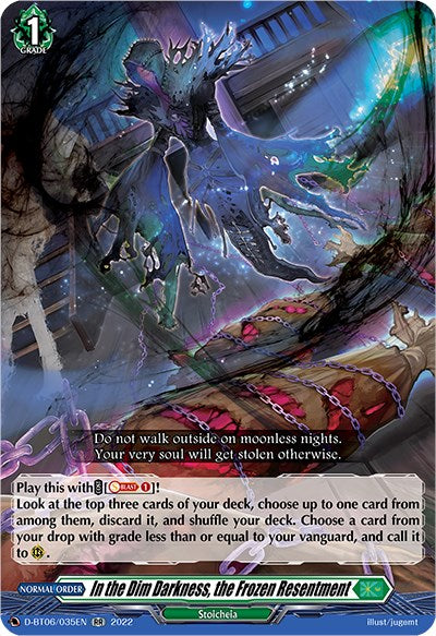 Image of In the Dim Darkness, the Frozen Resentment (D-BT06/035EN) [Blazing Dragon Reborn]