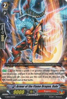Image of Armor of the Flame Dragon, Bahr (G-LD02/005EN) [G-Legend Deck Vol.2: The Overlord Blaze]