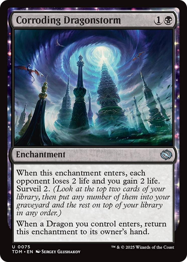 Image of Corroding Dragonstorm [Tarkir: Dragonstorm]