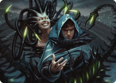 Image of Phyrexian Arena Art Card [Phyrexia: All Will Be One Art Series]