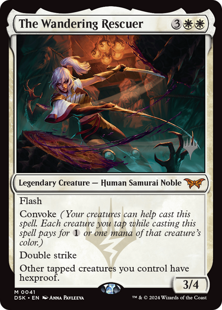 Image of The Wandering Rescuer (Promo Pack) [Duskmourn: House of Horror Promos]