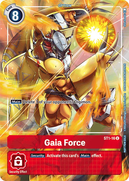 Image of Gaia Force [ST1-16] (Tamer's Evolution Box) [Starter Deck: Gaia Red Promos]