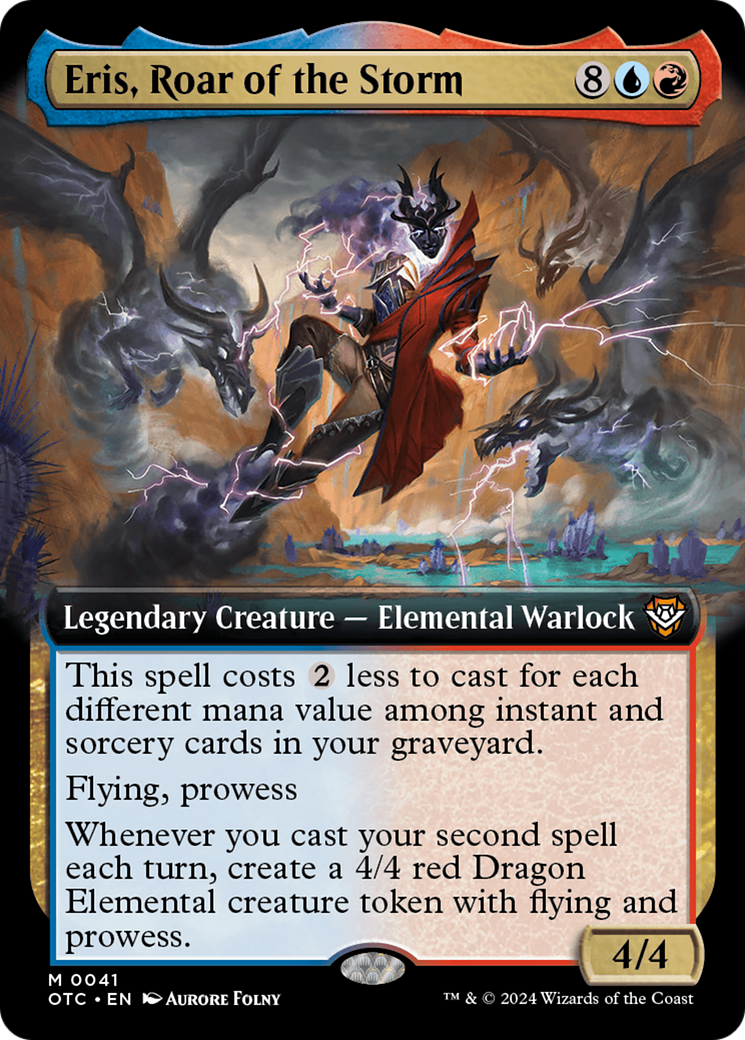 Image of Eris, Roar of the Storm (Extended Art) [Outlaws of Thunder Junction Commander]
