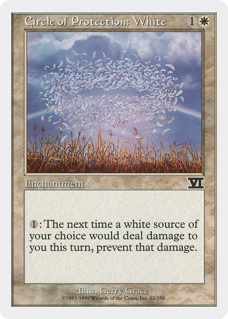 Image of Circle of Protection: White [Classic Sixth Edition]