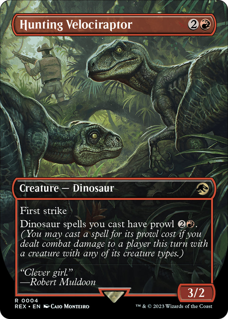 Image of Hunting Velociraptor (Borderless) [Jurassic World Collection]