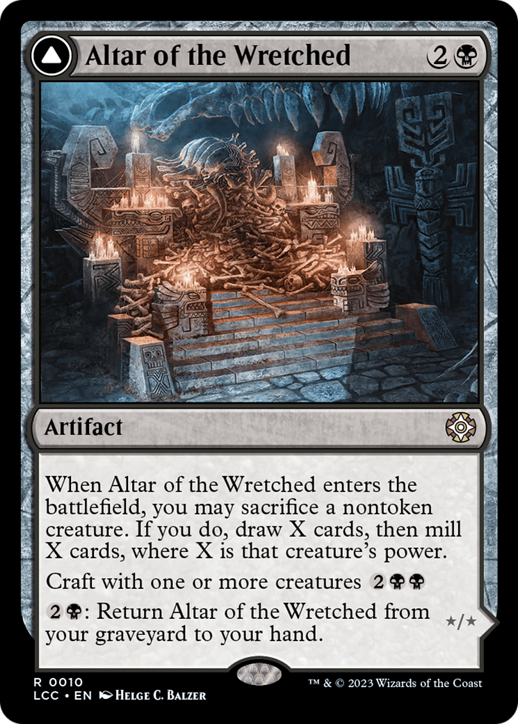 Image of Altar of the Wretched // Wretched Bonemass [The Lost Caverns of Ixalan Commander]