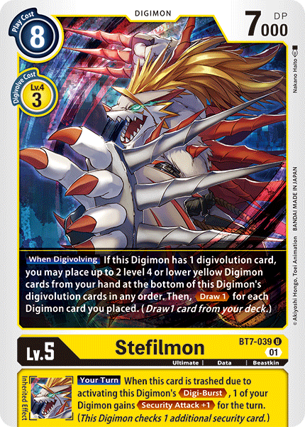Image of Stefilmon [BT7-039] [Next Adventure]