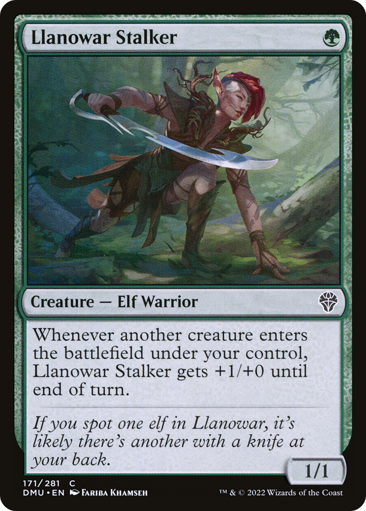 Image of Llanowar Stalker [Dominaria United]