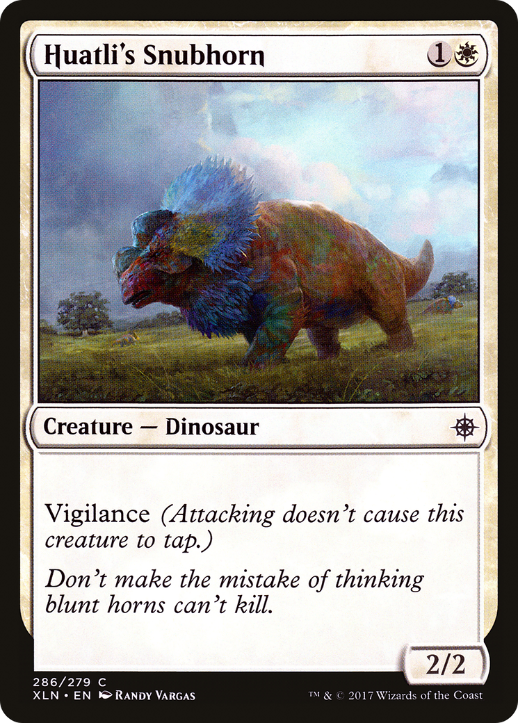 Image of Huatli's Snubhorn (XLN-286) - Ixalan Foil