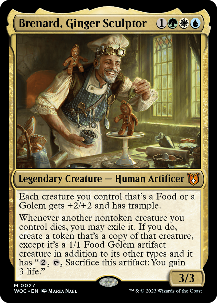 Image of Brenard, Ginger Sculptor [Wilds of Eldraine Commander]