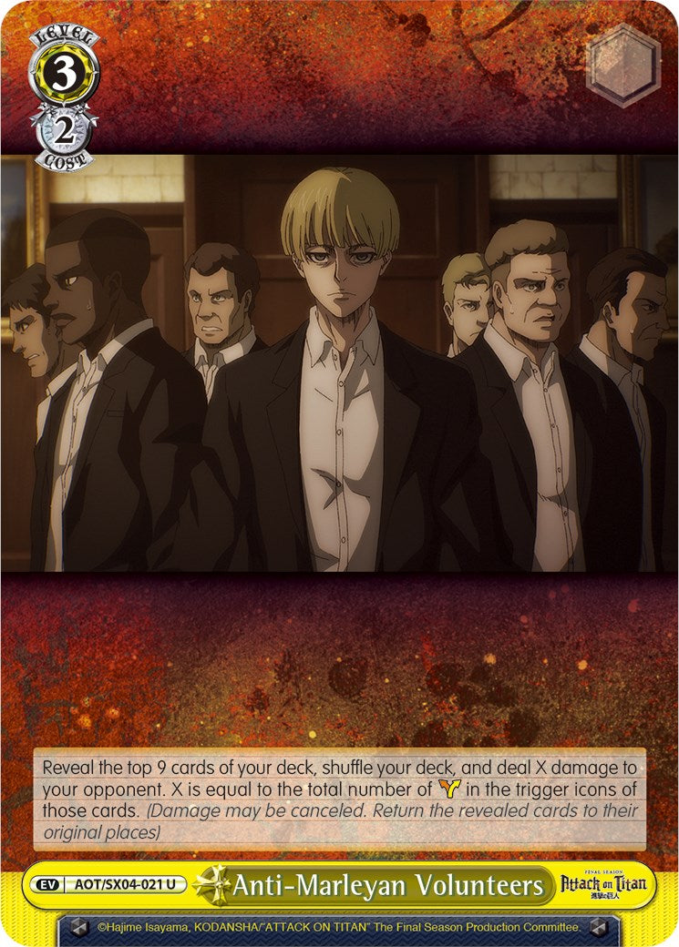 Image of Anti-Marleyan Volunteers [Attack On Titan: Final Season]