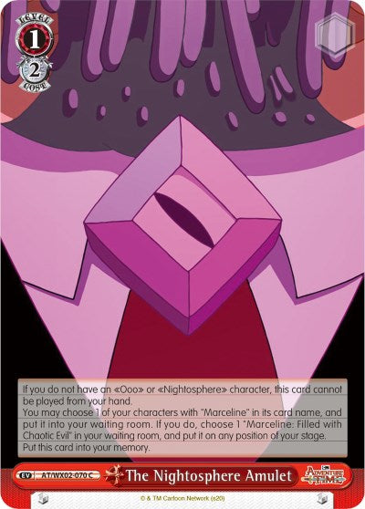 Image of The Nightosphere Amulet (AT/WX02-070 C) [Adventure Time]