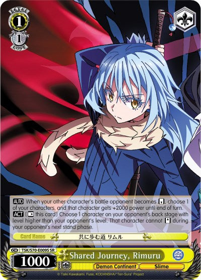 Image of Shared Journey, Rimuru (TSK/S70-E009S SR) [That Time I Got Reincarnated as a Slime]