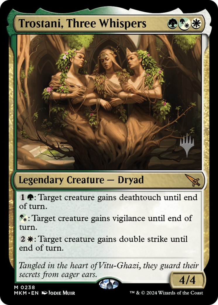 Image of Trostani, Three Whispers (Promo Pack) [Murders at Karlov Manor Promos]