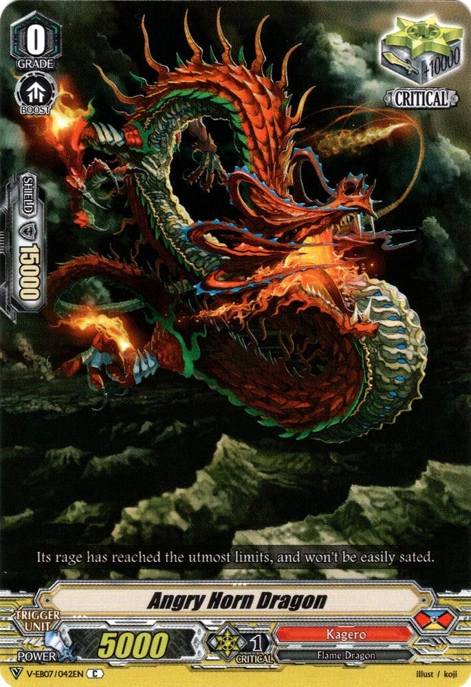Image of Angry Horn Dragon (V-EB07/042EN) [The Heroic Evolution]