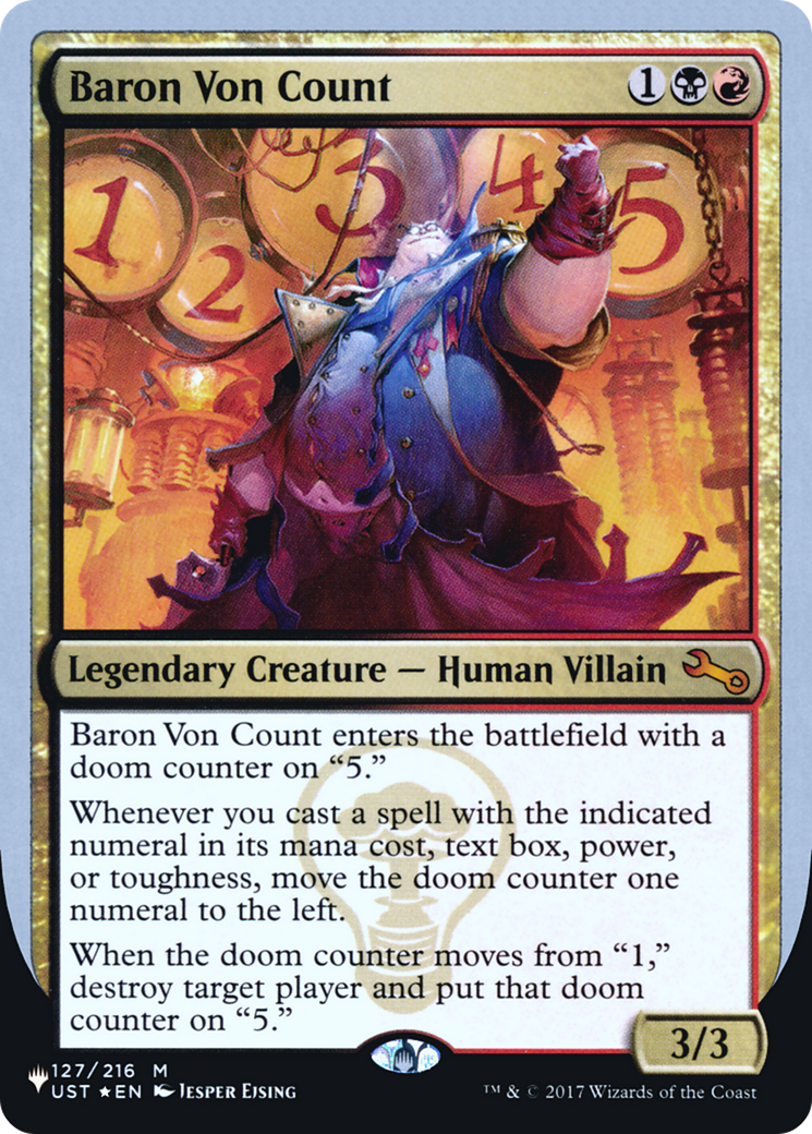 Image of Baron Von Count (Unfinity Foil Edition) [The List]
