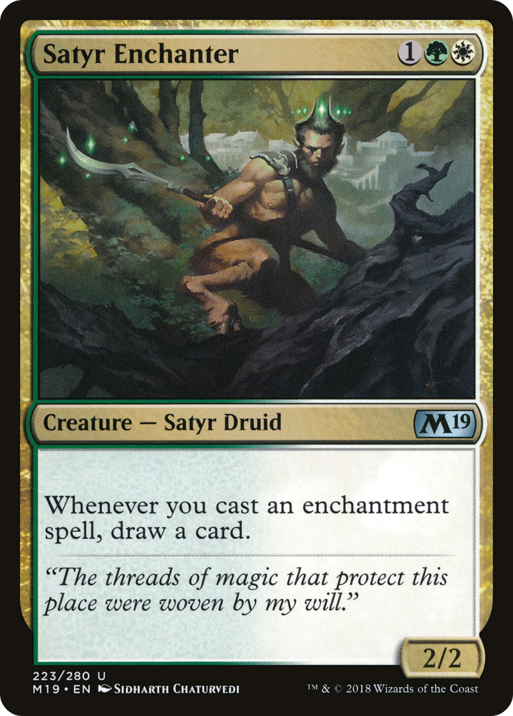 Image of Satyr Enchanter [Core Set 2019]