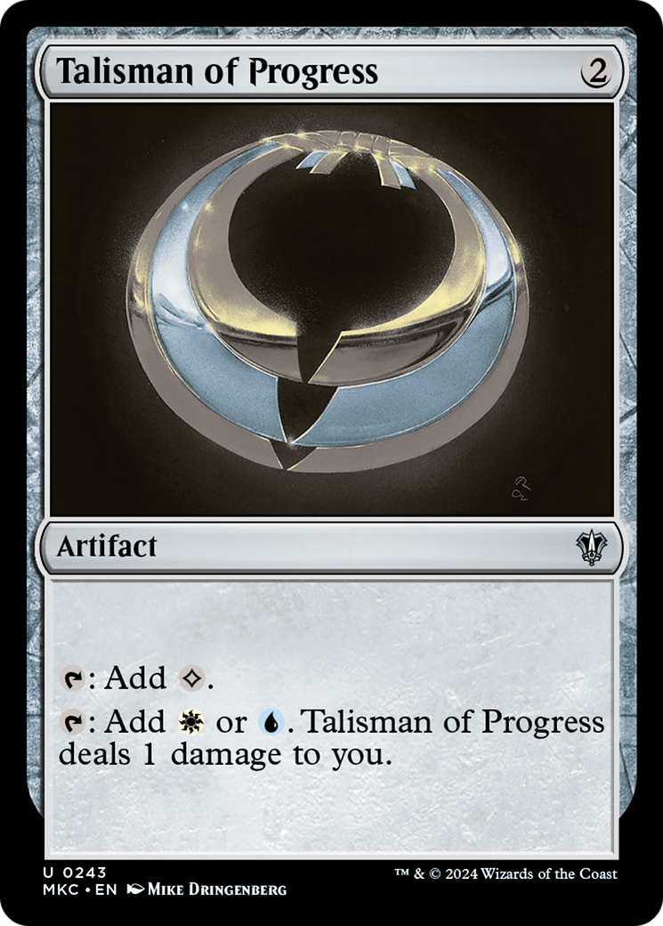 Image of Talisman of Progress [Murders at Karlov Manor Commander]