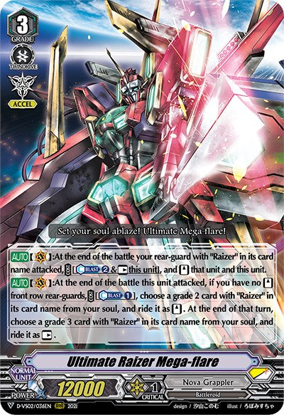 Image of Ultimate Raizer Mega-flare (D-VS02/036EN) [V Clan Collection Vol.2]