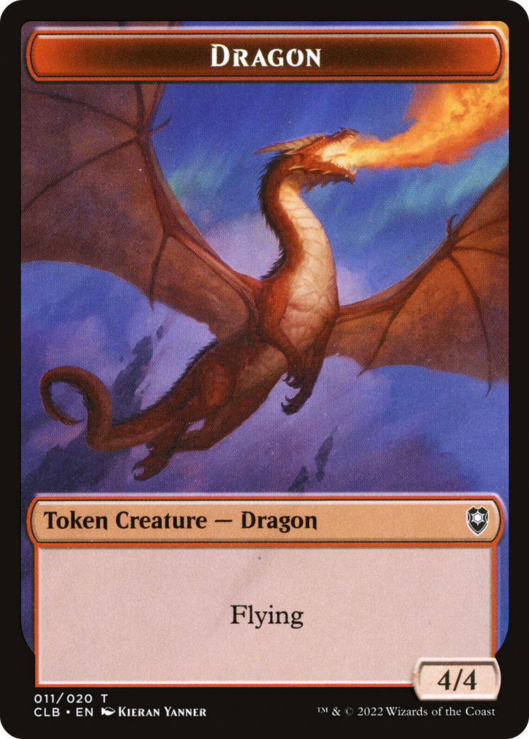 Image of Dragon Token [Commander Legends: Battle for Baldur's Gate Tokens]