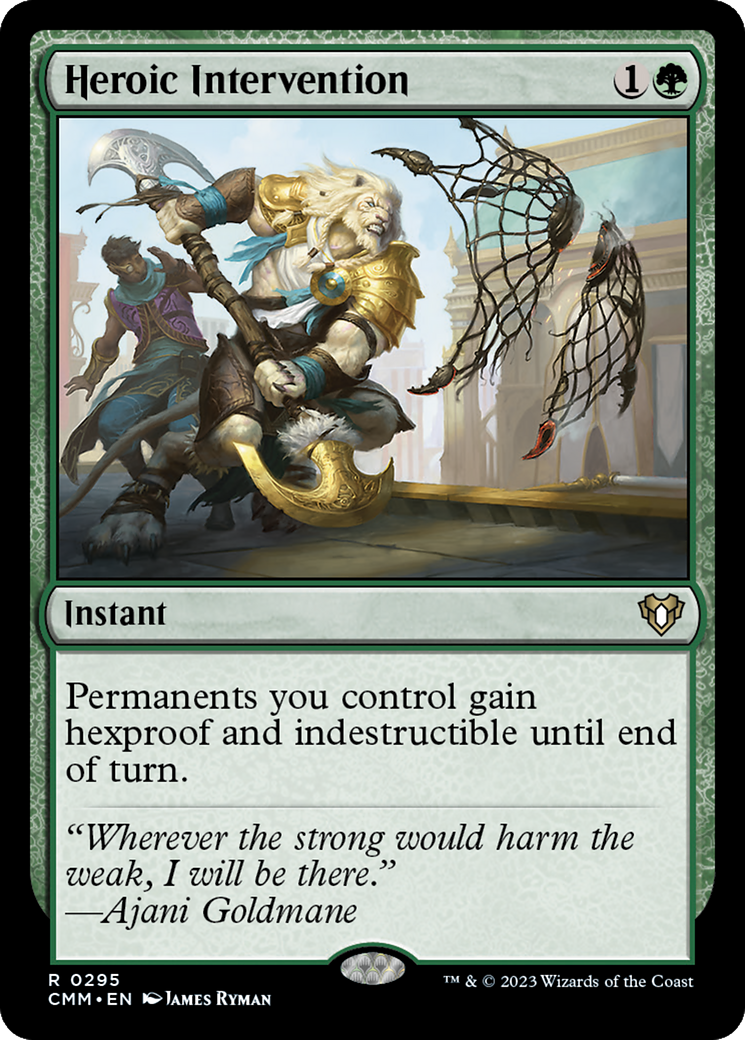 Image of Heroic Intervention [Commander Masters]