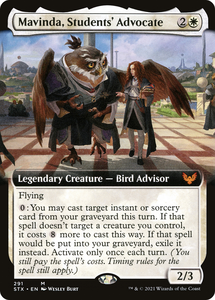 Image of Mavinda, Students' Advocate (Extended Art) [Strixhaven: School of Mages]