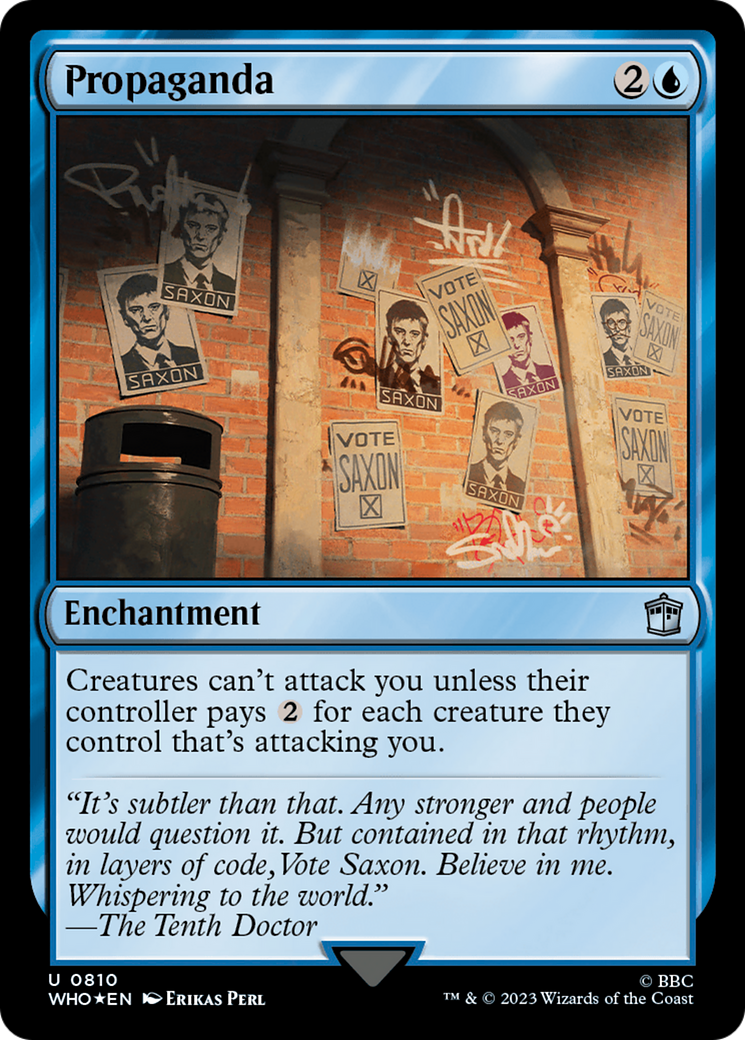 Image of Propaganda (Surge Foil) [Doctor Who]