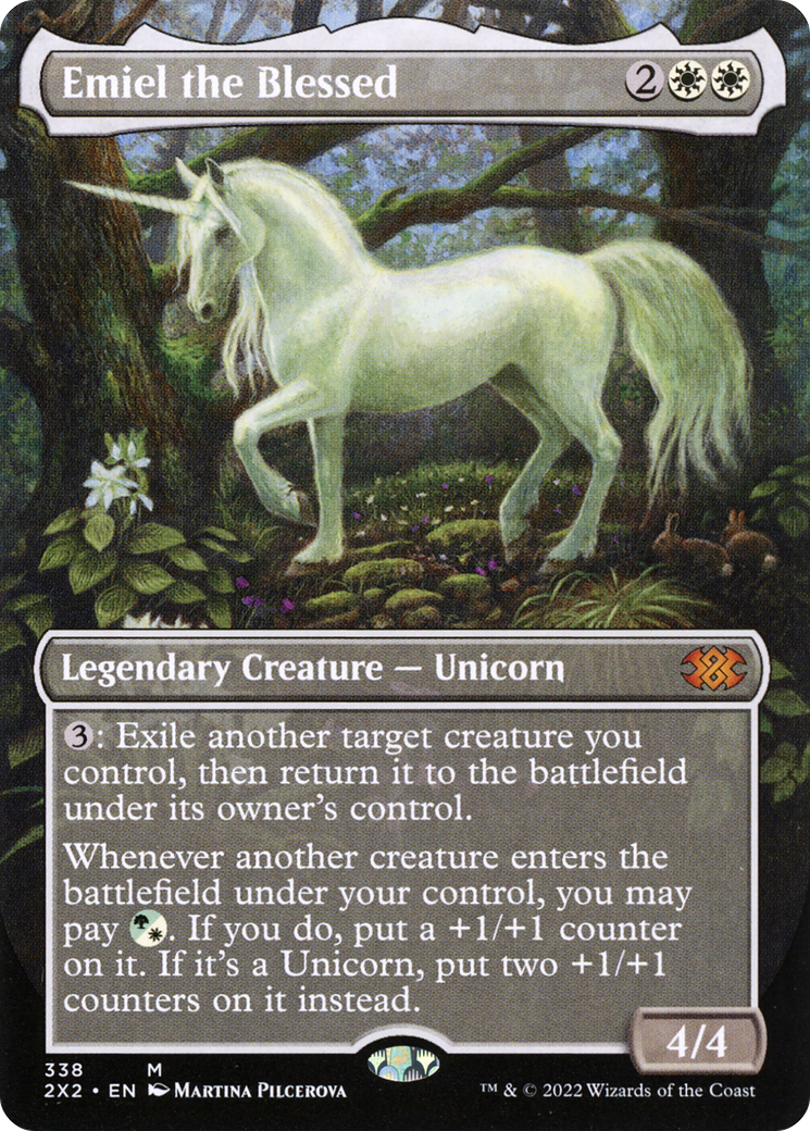 Image of Emiel the Blessed (Borderless Alternate Art) [Double Masters 2022]
