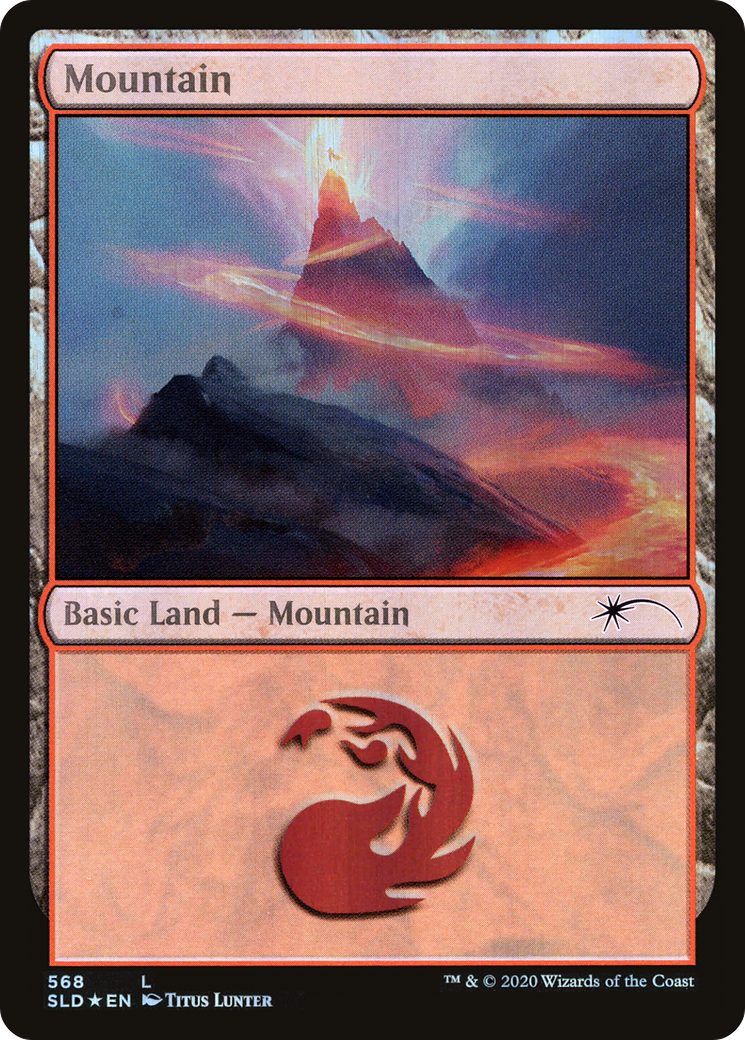 Image of Mountain (Spellcasting) (568) [Secret Lair Drop Promos]