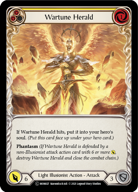 Wartune Herald (Yellow) [U-MON027] (Monarch Unlimited)  Unlimited Normal