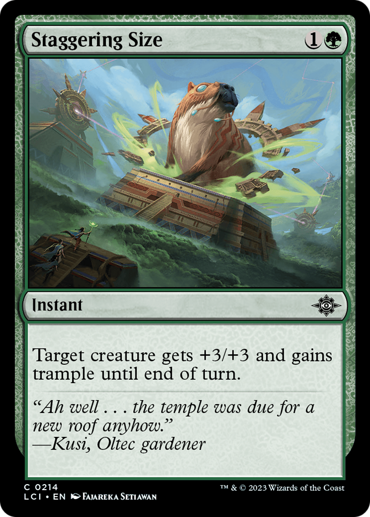 Image of Staggering Size [The Lost Caverns of Ixalan]