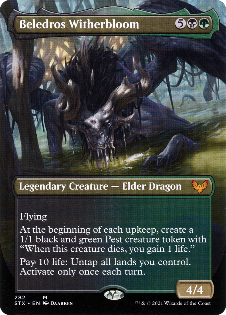Image of Beledros Witherbloom (Borderless Alternate Art) [Strixhaven: School of Mages]