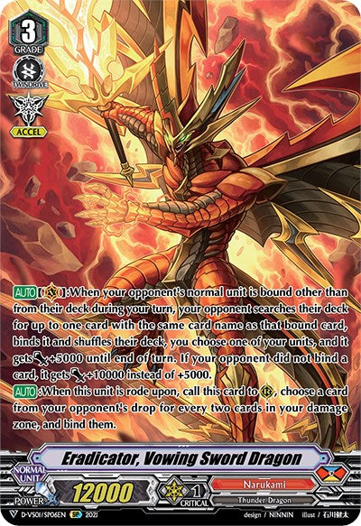 Image of Eradicator, Vowing Sword Dragon (D-VS01/SP06EN) [V Clan Collection Vol.1]