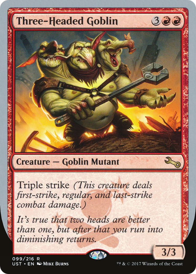 Image of Three-Headed Goblin [Unstable]