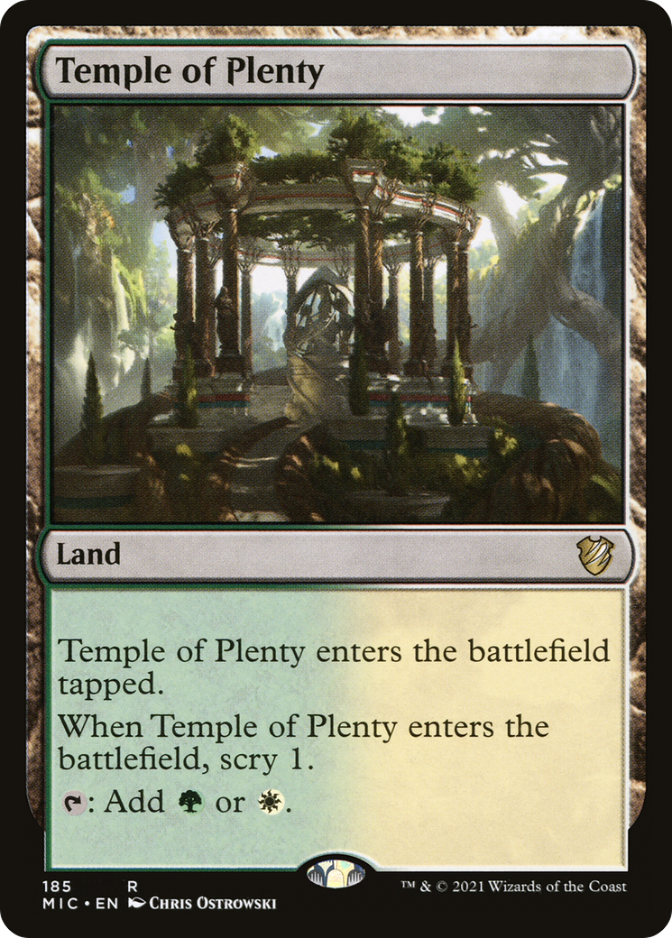 Image of Temple of Plenty [Innistrad: Midnight Hunt Commander]