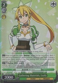 Image of Gathering Materials, Leafa (SAO/SE23-E06 C) (Parallel Foil) [Sword Art Online II]