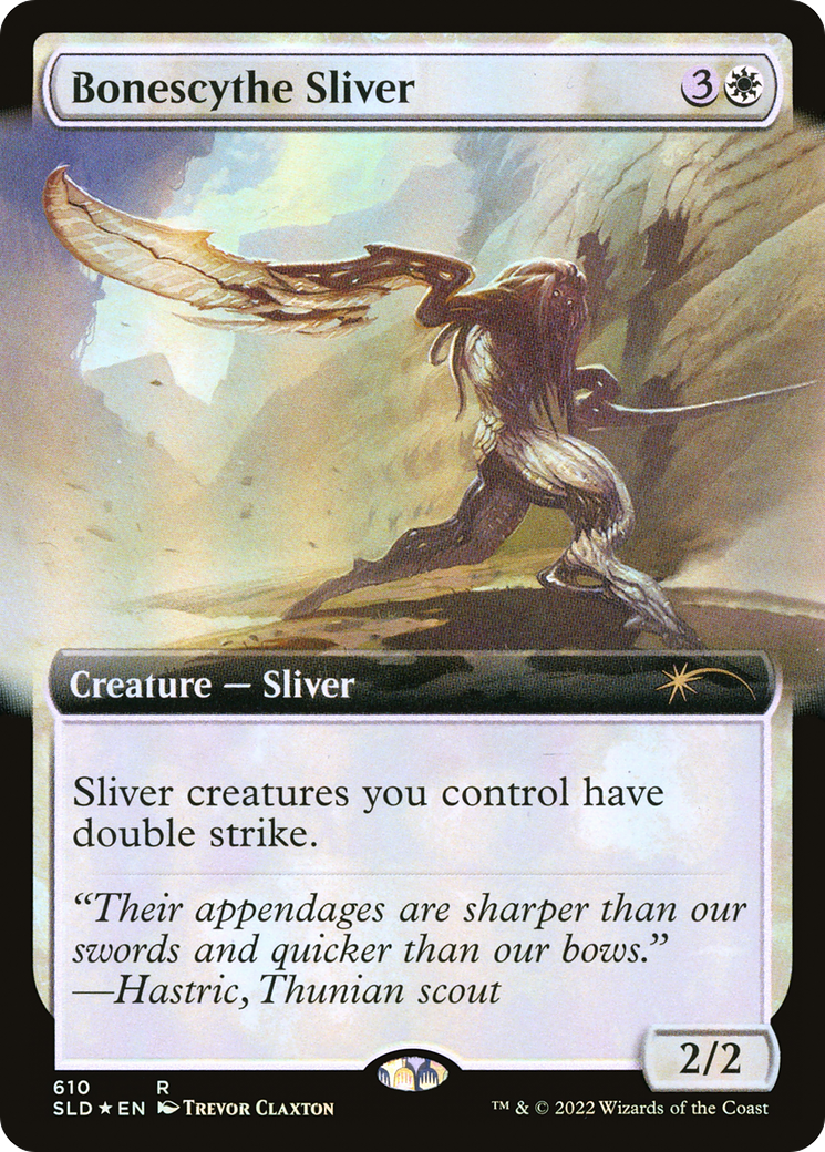 Image of Bonescythe Sliver (Extended Art) [Secret Lair Drop Series]