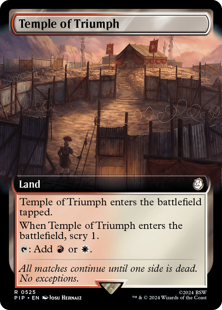 Image of Temple of Triumph (Extended Art) [Fallout]