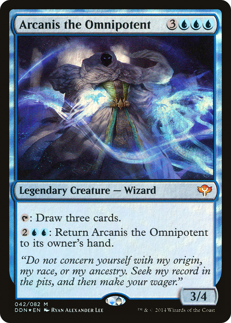 Image of Arcanis the Omnipotent (DDN-042) - Duel Decks: Speed vs. Cunning
