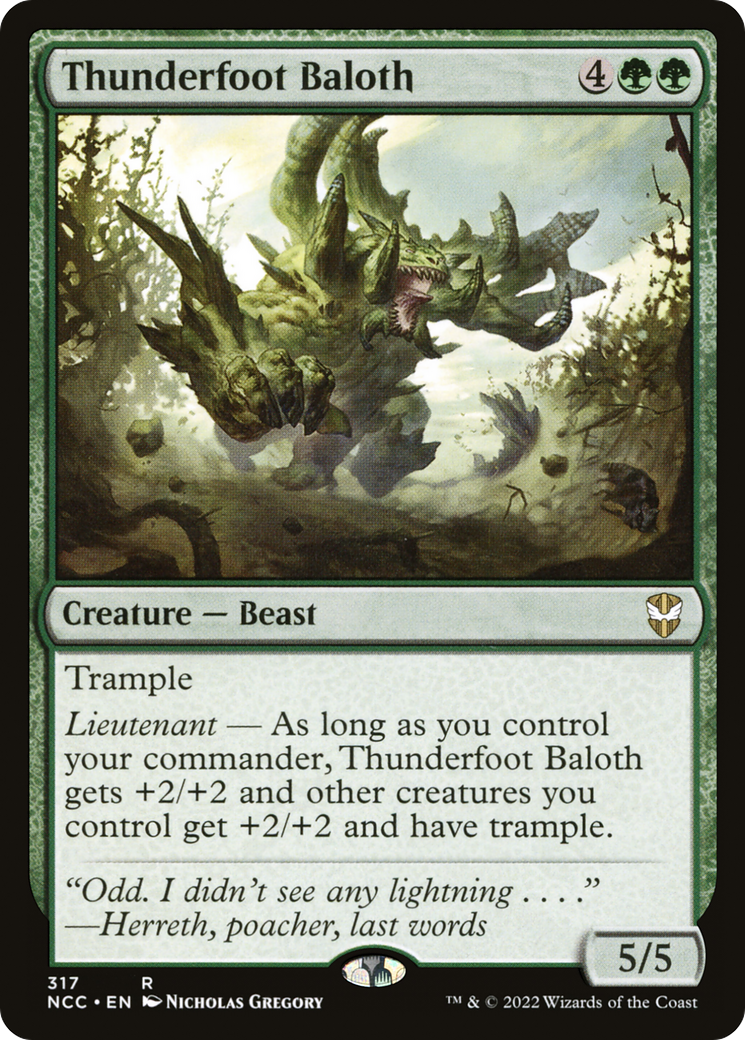Image of Thunderfoot Baloth [Streets of New Capenna Commander]