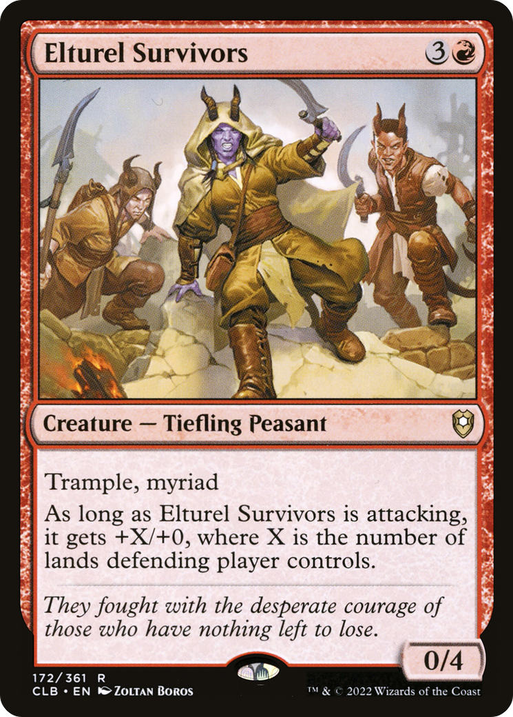 Image of Elturel Survivors [Commander Legends: Battle for Baldur's Gate]