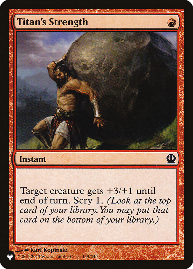 Image of Titan's Strength [The List]
